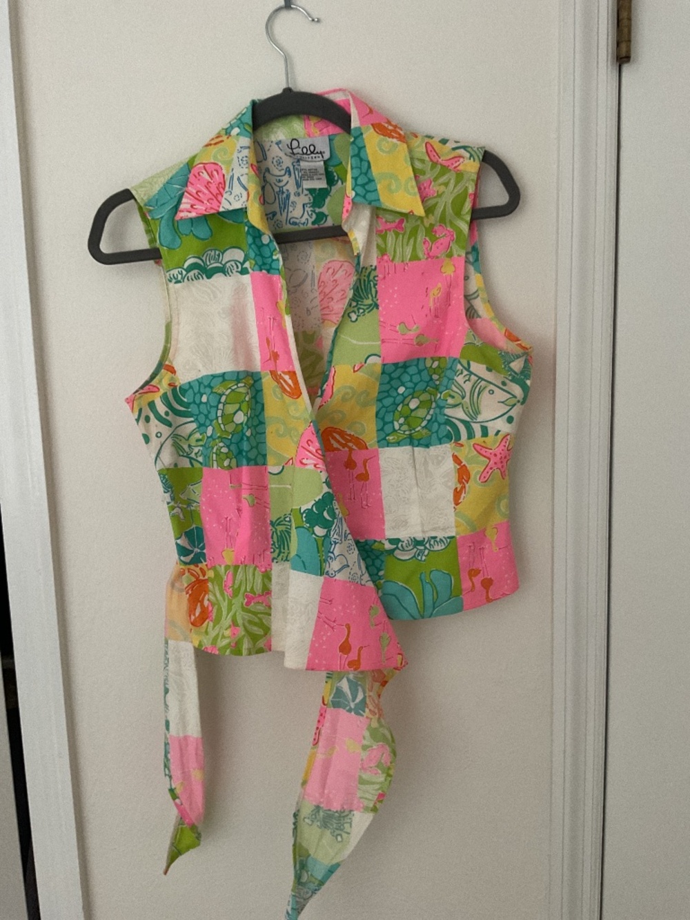 Lilly Pulitzer wrap top